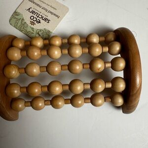 Sanctuary Natural Wood Beaded Foot Massager